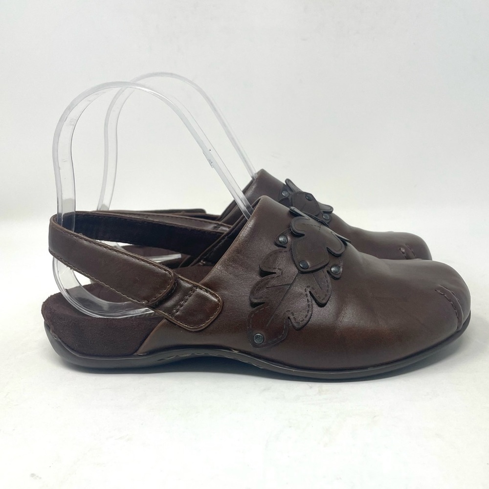 Orthaheel Rachel Comfort Shoe Mule Brown Womens 5